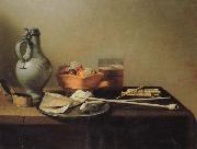Pieter Claesz Pipes and Brazier Sweden oil painting reproduction